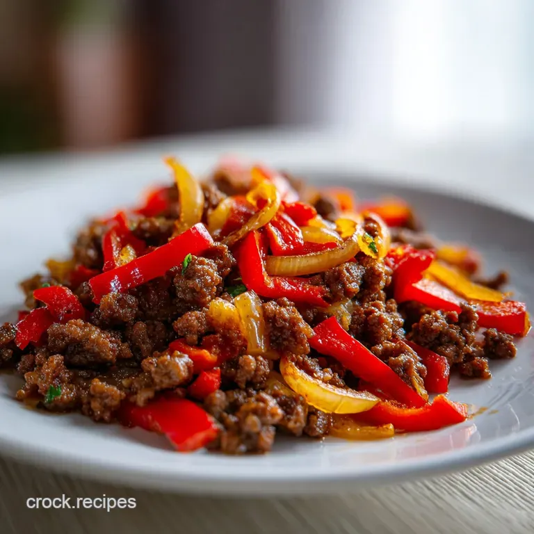 Ground Beef & Veggie Skillet: Pan-Seared