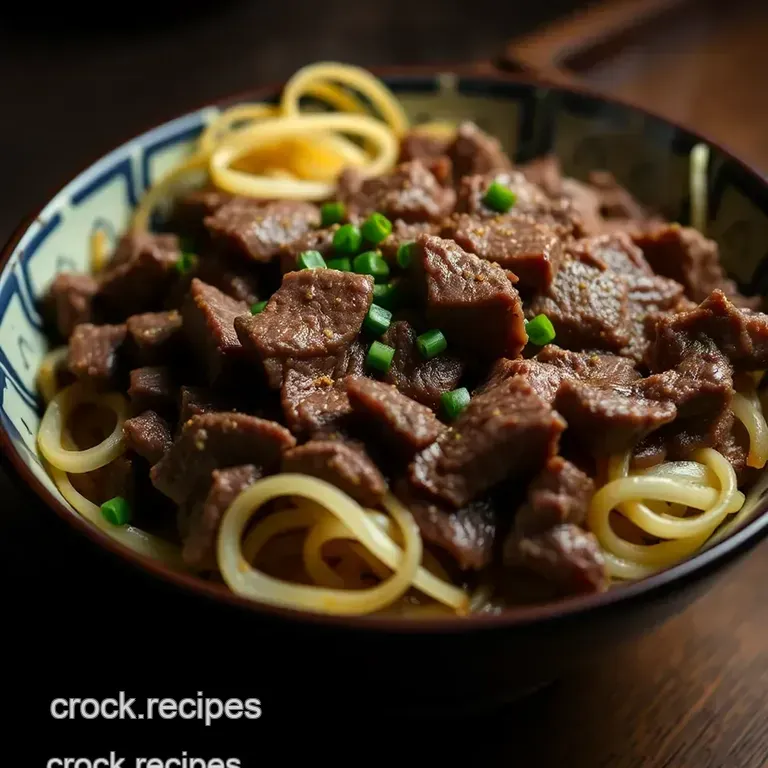 Gyudon Glory: The Ultimate Japanese Beef Bowl presentation