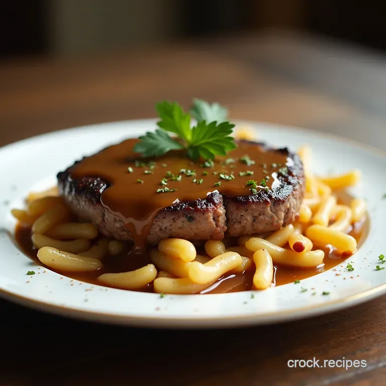 The Ultimate Homestyle Hamburger Steak and Rich Brown Gravy