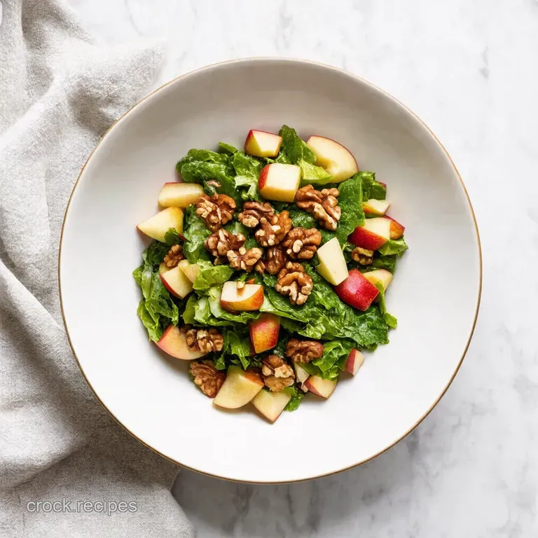 Harvest Apple Walnut Salad with MapleDijon Vinaigrette