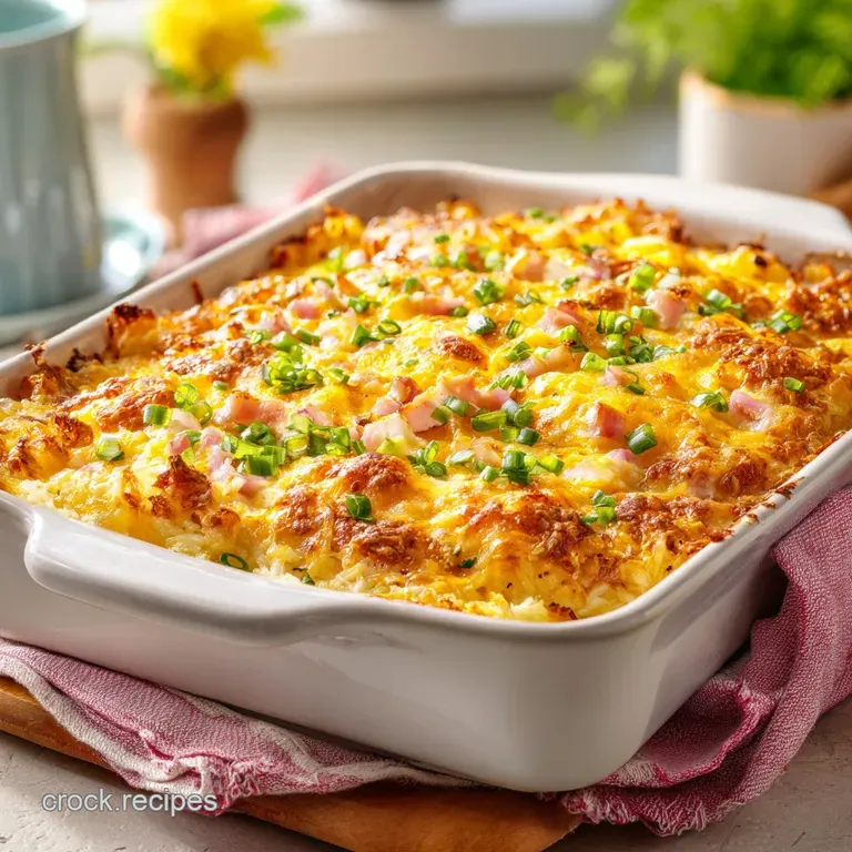 Hashbrown Chicken Casserole: Creamy and Savory