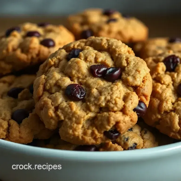 Healthier Oatmeal Raisin Cookies