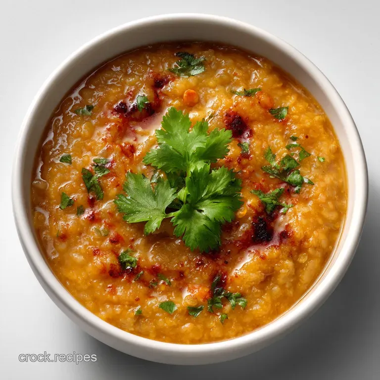 Healthy Soup Recipes Spiced Lentil Sweet Potato High Protein presentation