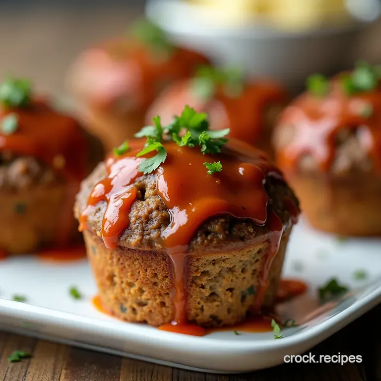 Lean Loving MiniLoaves Healthy Meatloaf Muffins with a Tangy Glaze