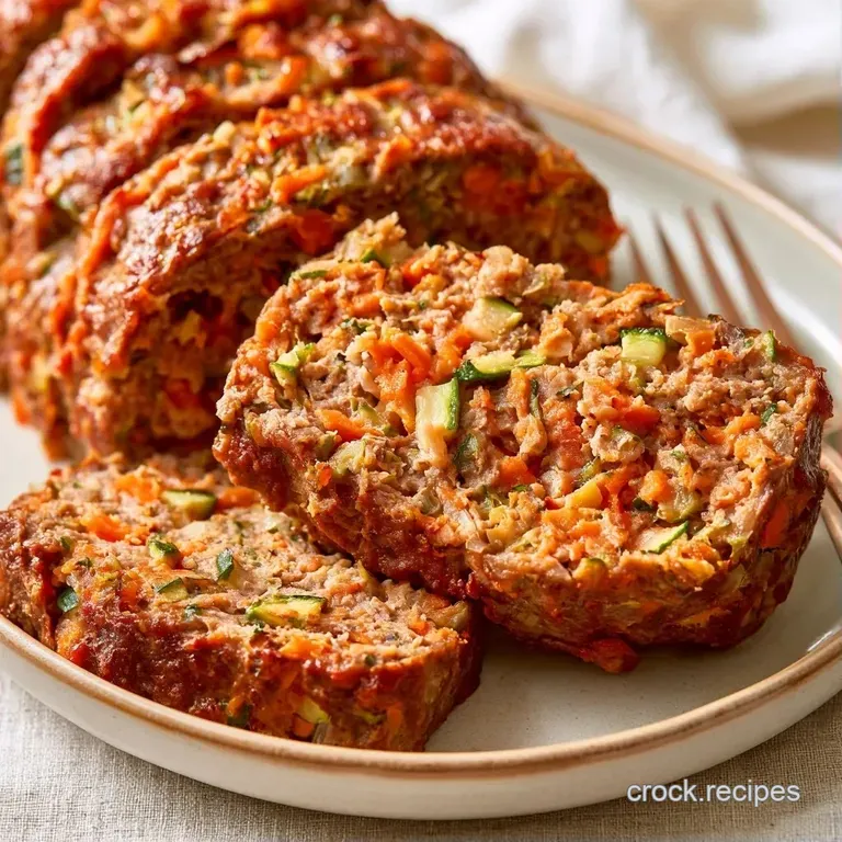 Neatly sliced glazed meatloaf served alongside vibrant green steamed broccoli and smooth, creamy mashed potatoes.