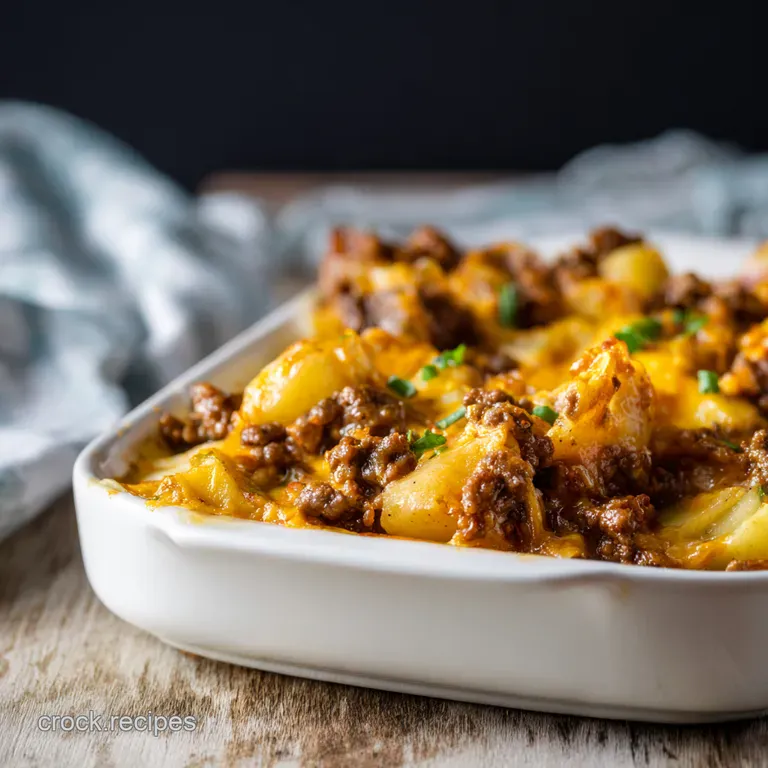 Hearty Beef Potato Bake