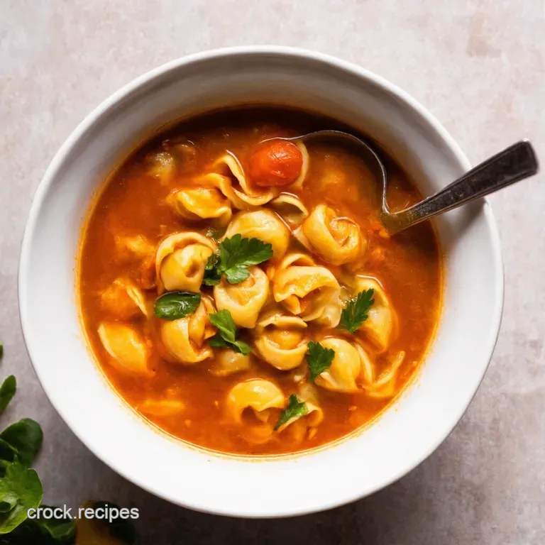 Hearty Chicken Tortellini Soup A Hug in a Bowl