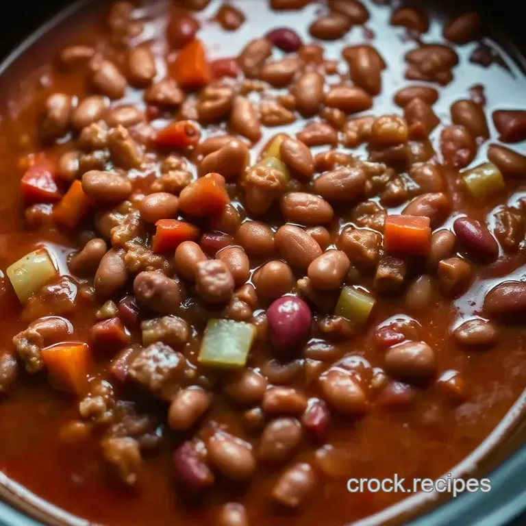 Hearty Crockpot Chili: A No-Nonsense Budget Meal presentation