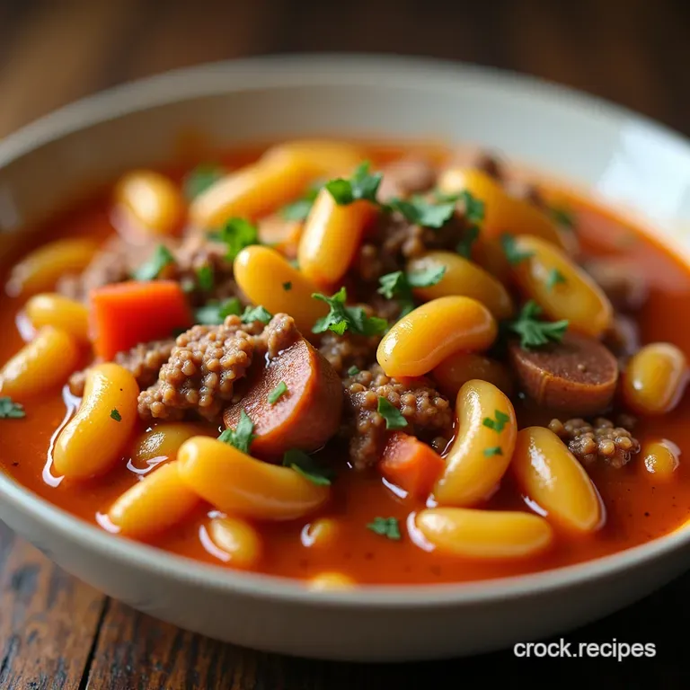 Hearty Hamburger Macaroni Soup The Ultimate Comfort Bowl