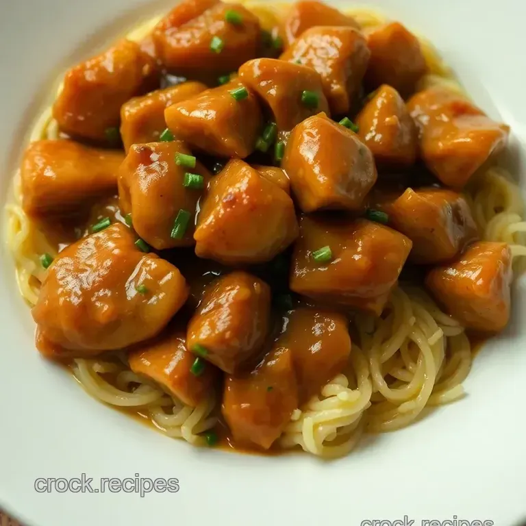 Hearty Honey Garlic Boneless Chicken presentation