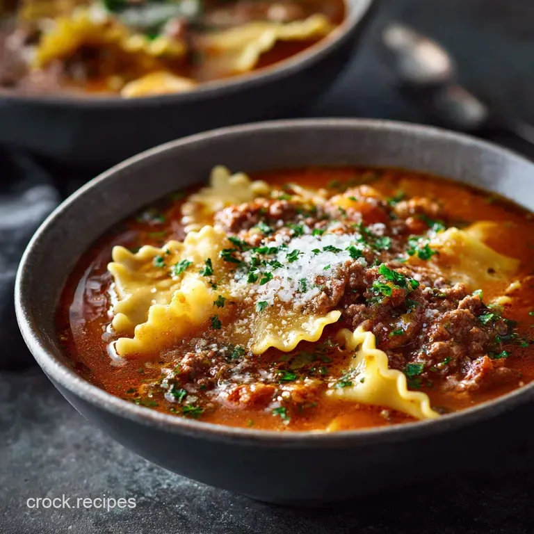 Lasagna Soup: The Ultimate Hearty Comfort with Lemon-Ricotta Swirl