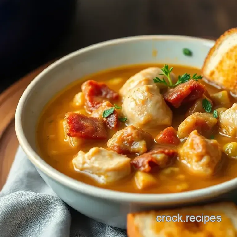One-Pot Chicken & Bacon Comfort Stew