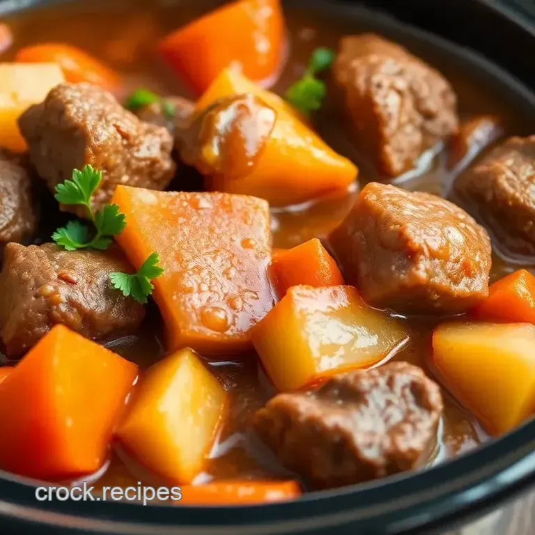 Hearty Slow Cooker Beef Stew Recipe