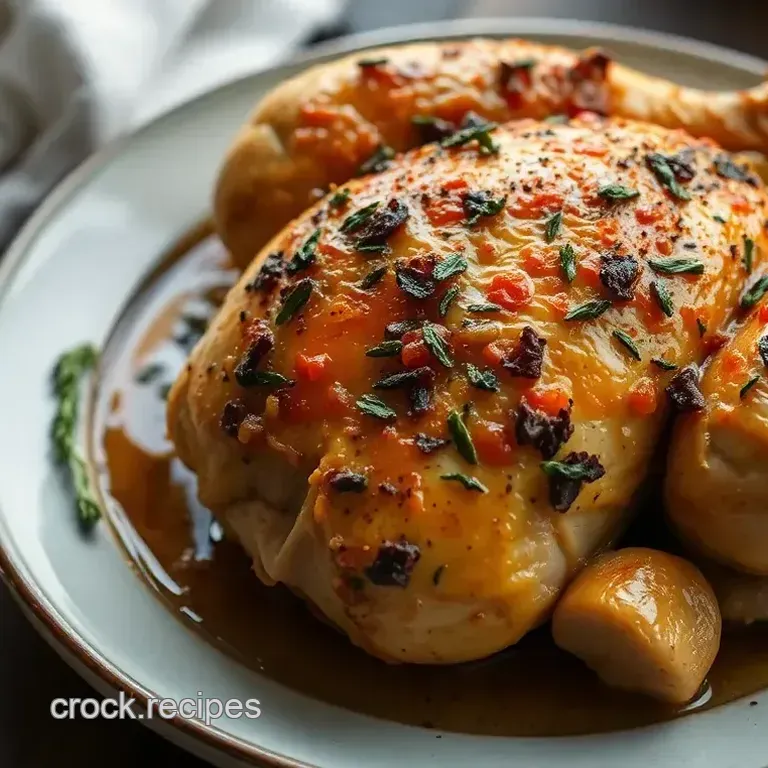 Baked Chicken with Garlic & Herb Infusion