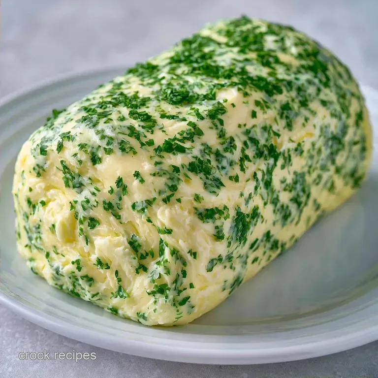 Garlic Herb Steak Butter with Fresh Parsley