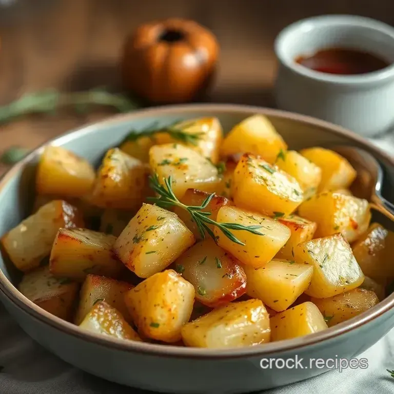 Sautéed Potatoes with Herby Infusion