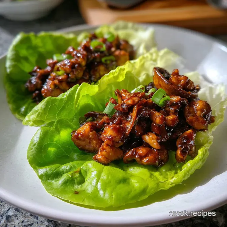 Lettuce Wraps: Sticky Hoisin Chicken Recipe in 30 Mins