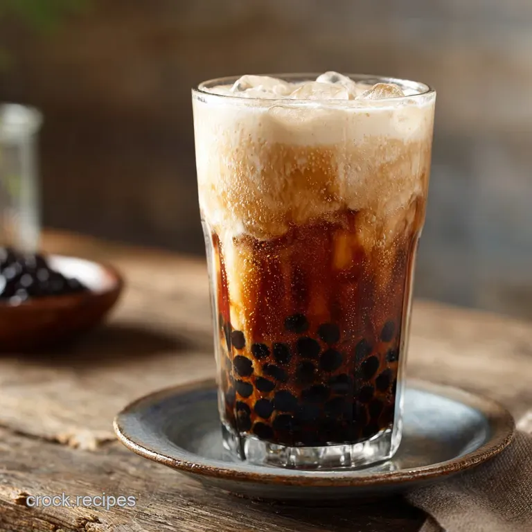 Homemade Boba Tea with Chewy Pearls