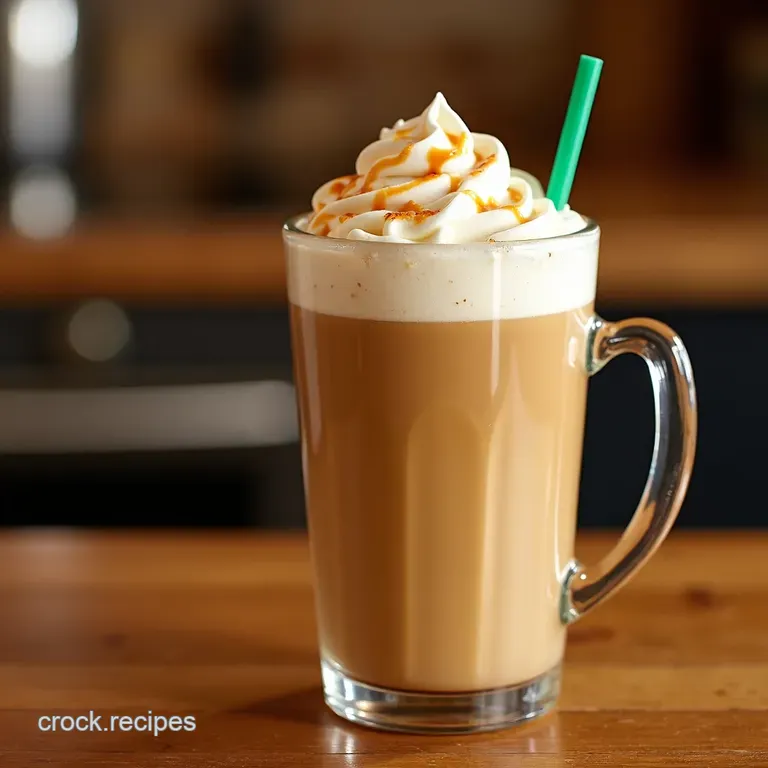 Homemade Caramel Macchiato Starbucks Inspired presentation