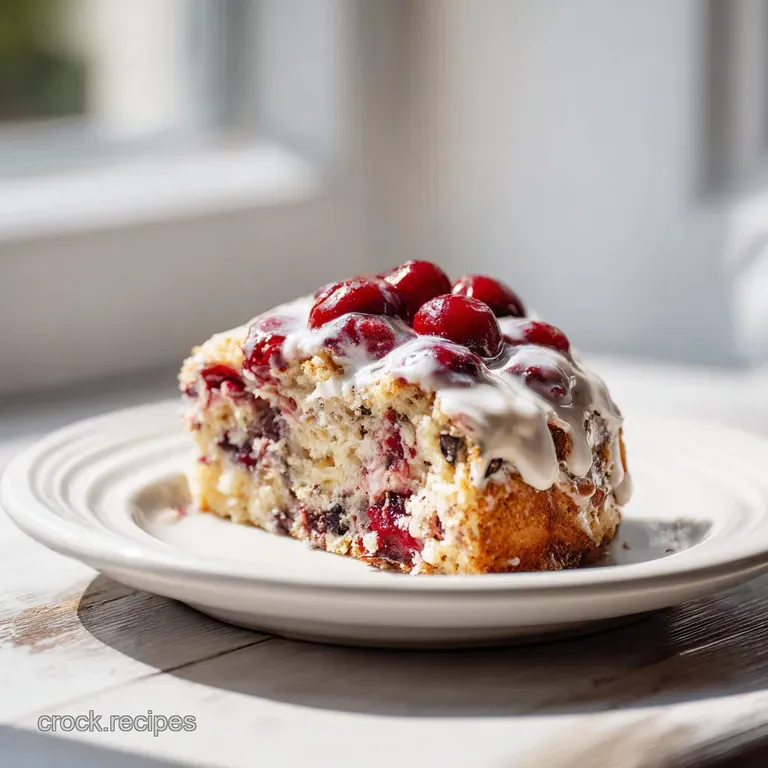 Homemade Cherry Chip Cake: Velvety and Tender