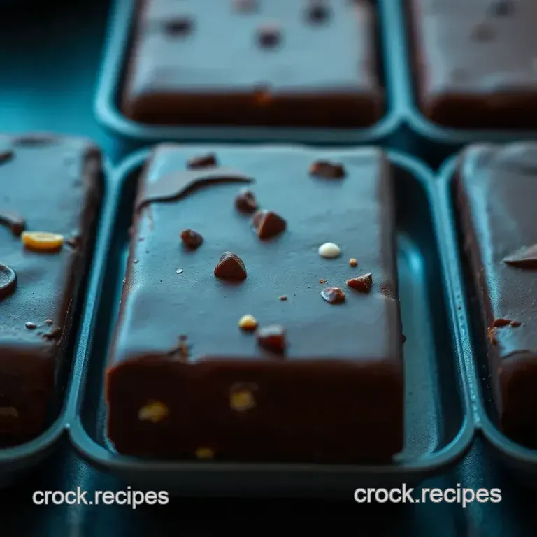 Homemade Chocolate Bars in Custom Molds: A Delightful Treat presentation