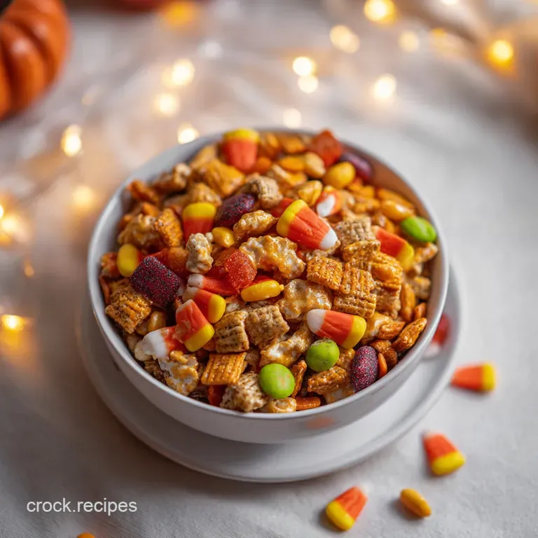 A rustic wooden bowl overflowing with a textured mix of crunchy nuts, pretzels, and sweet corn puffs.