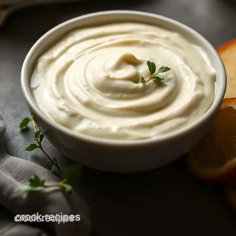 Homemade Light Mayo: Creamy Goodness with a Lighter Touch presentation