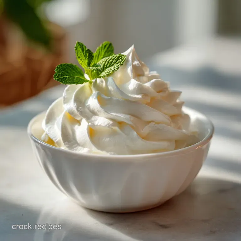 Homemade Whipped Cream: Silky and Cloud-Like