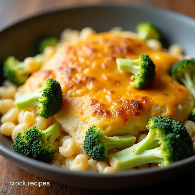 Homestyle Broccoli Cheddar Chicken Bake Comfort Food Perfection