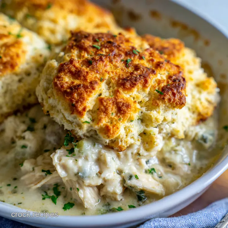 Chicken and Biscuit Bake Easy Comfort Food Casserole