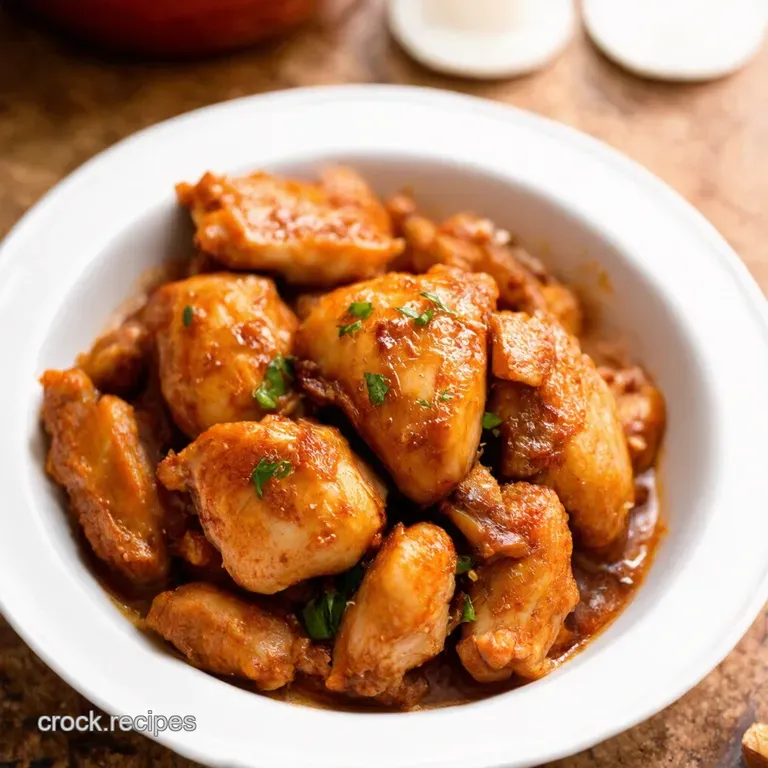 Honey Garlic Chicken and Veggie Crockpot Freezer Meal presentation