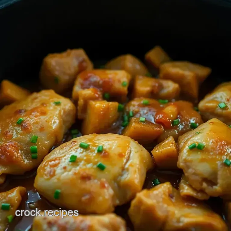 Honey Garlic Chicken Crockpot Style (Easy Peasy!)
