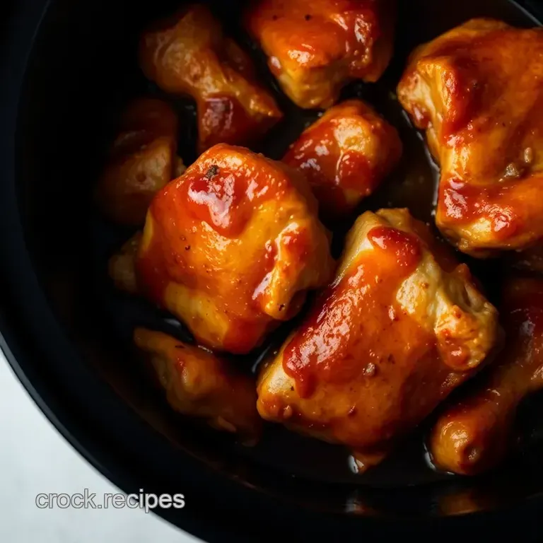 Honey Garlic Crock Pot Chicken Thighs: Set It & Forget It! presentation