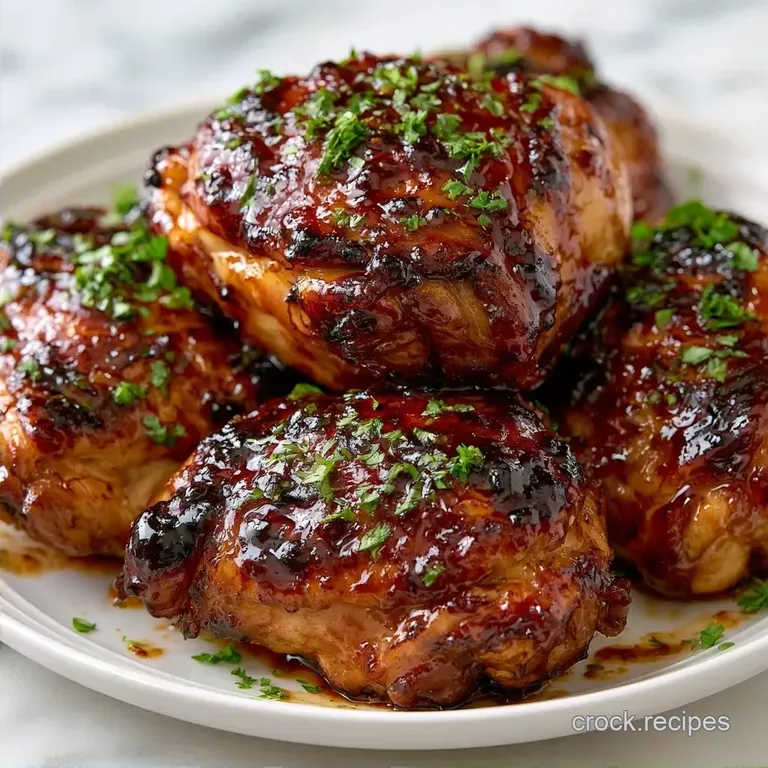 Mahogany-Glazed Honey Soy Chicken
