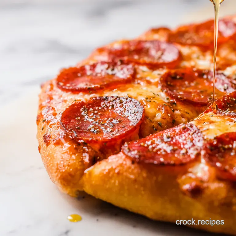Hot Honey Pepperoni Pizza Sweet Heat Perfection presentation