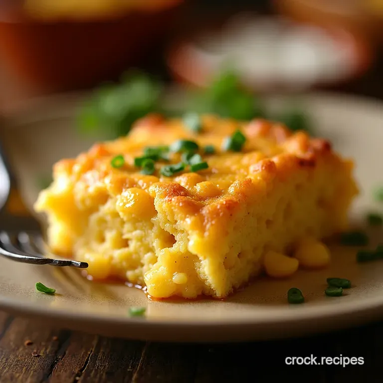 Howdy Pardner Cowboy Cornbread Casserole presentation
