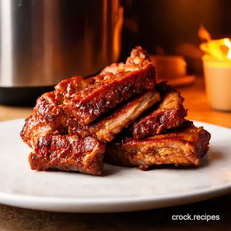 Instant Pot Bbq Spare Ribs Falloffthebone Delicious presentation