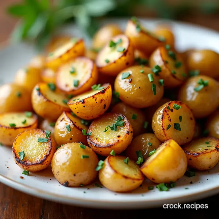 Irresistibly Crispy Roasted Baby Potatoes