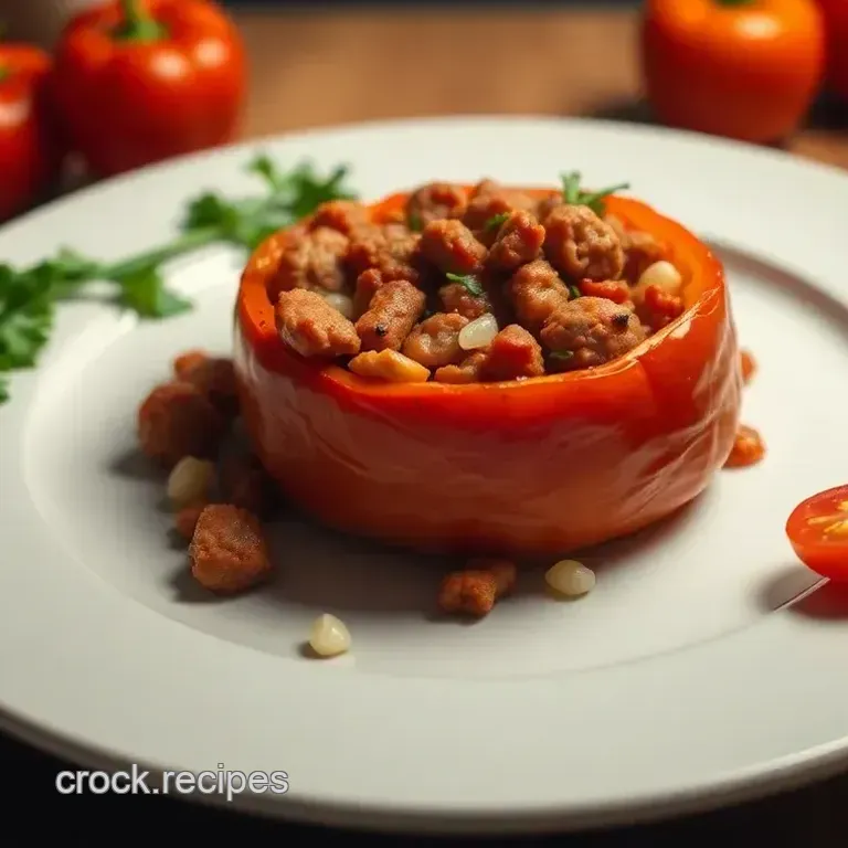 Italian Sausage Stuffed Bell Peppers