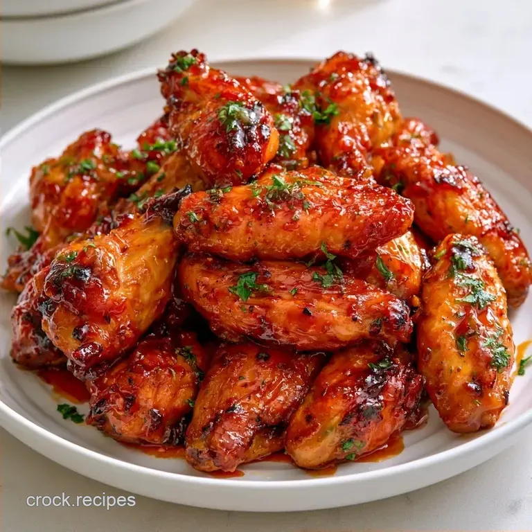 Japanese Chicken Wings Slow Cooker with Mirin