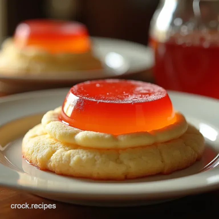 Jiggling Good Jello Cookies Retro Fun in Every Bite presentation