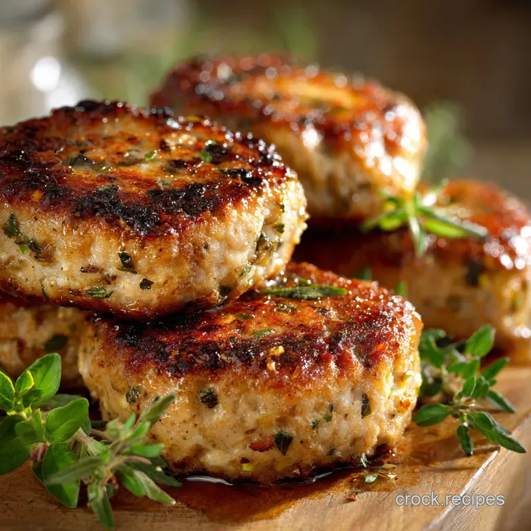 Turkey Patties: the Golden Herb Recipe for Guaranteed Moisture presentation