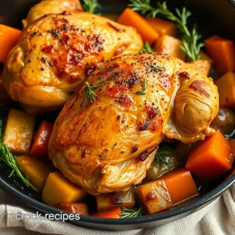 Roast Chicken with Veggies - One-Pan Delight