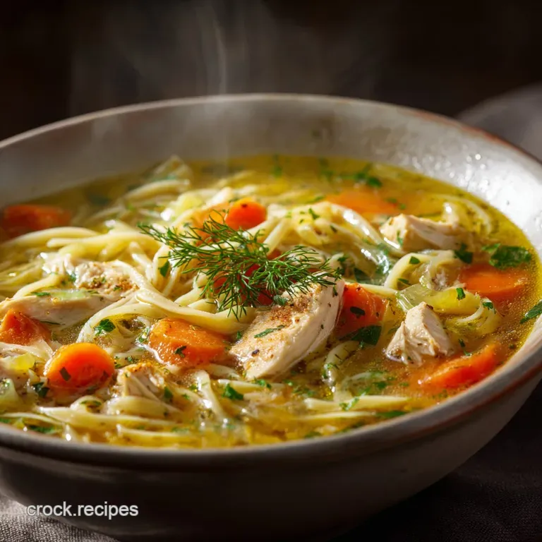 Keto Chicken Noodle Soup: the Ultimate Low Carb Comfort Bowl presentation