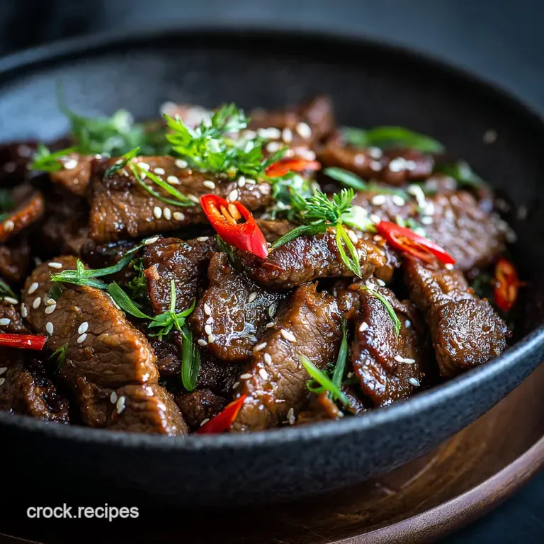 Keto Korean Beef: Authentic Low-Carb Bulgogi in Minutes presentation