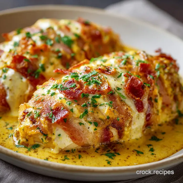 Keto Monterey Chicken: Easy Low Carb Dinner Smothered in Bacon Cheese
