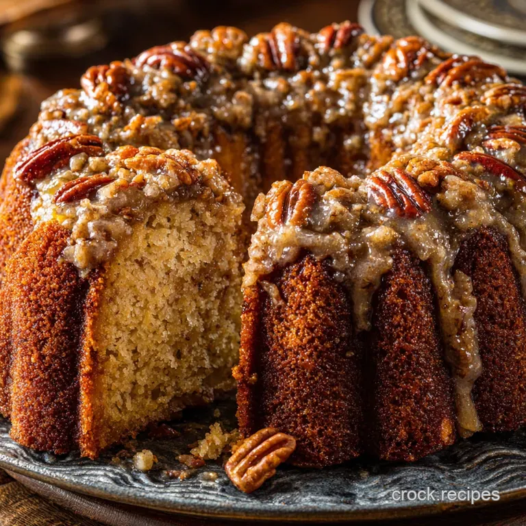 Keto Pecan Pie Bundt Cake: a Low-Carb Showstopper presentation
