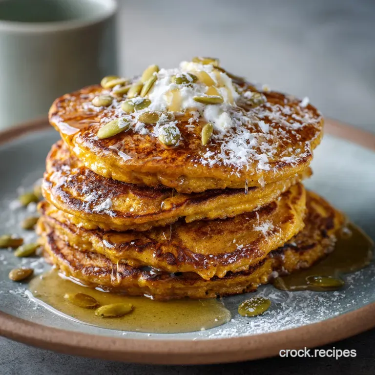 Keto Pumpkin Pancakes with Coconut Flour: Fluffy Low Carb Autumn Magic presentation