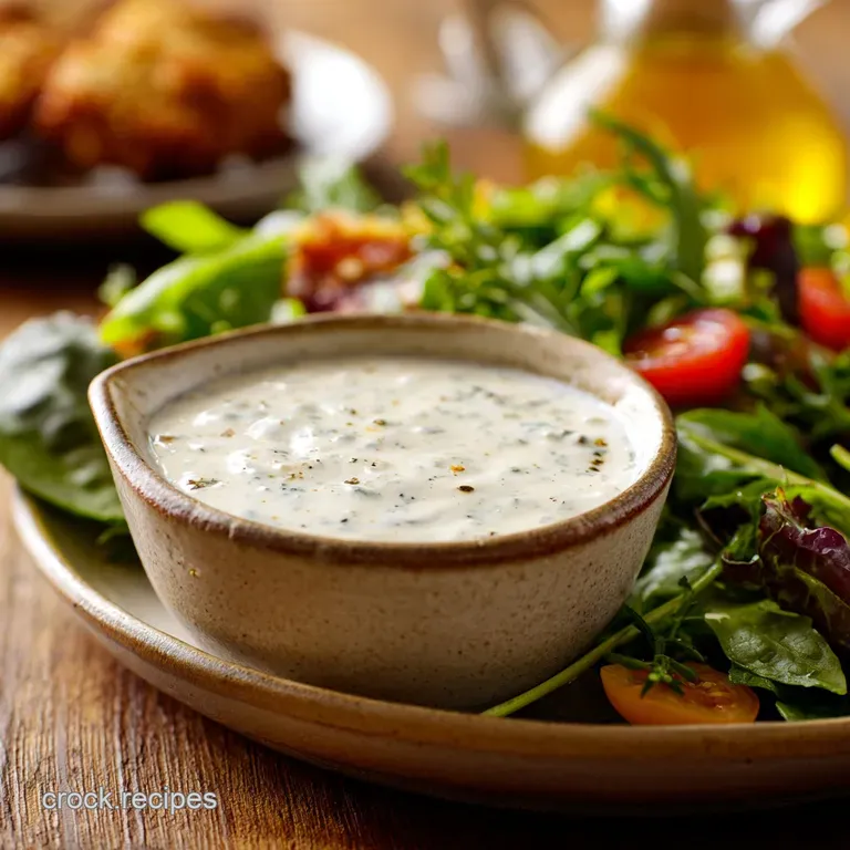 Keto Salad Dressings: the Easiest Creamy Ranch Recipe Ever presentation
