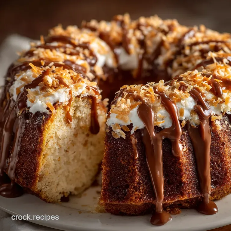Keto Samoa Bundt Cake The TripleLayer Low Carb Dream Dessert